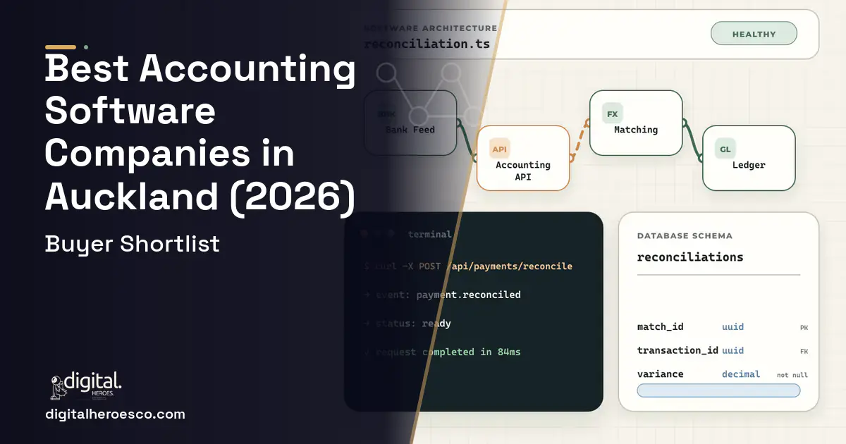 Accounting Software architecture and database illustration for Best Accounting Software Companies Auckland AUK.