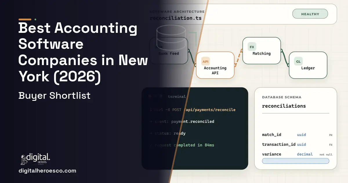 Accounting Software architecture and database illustration for Best Accounting Software Companies NEW York NY.