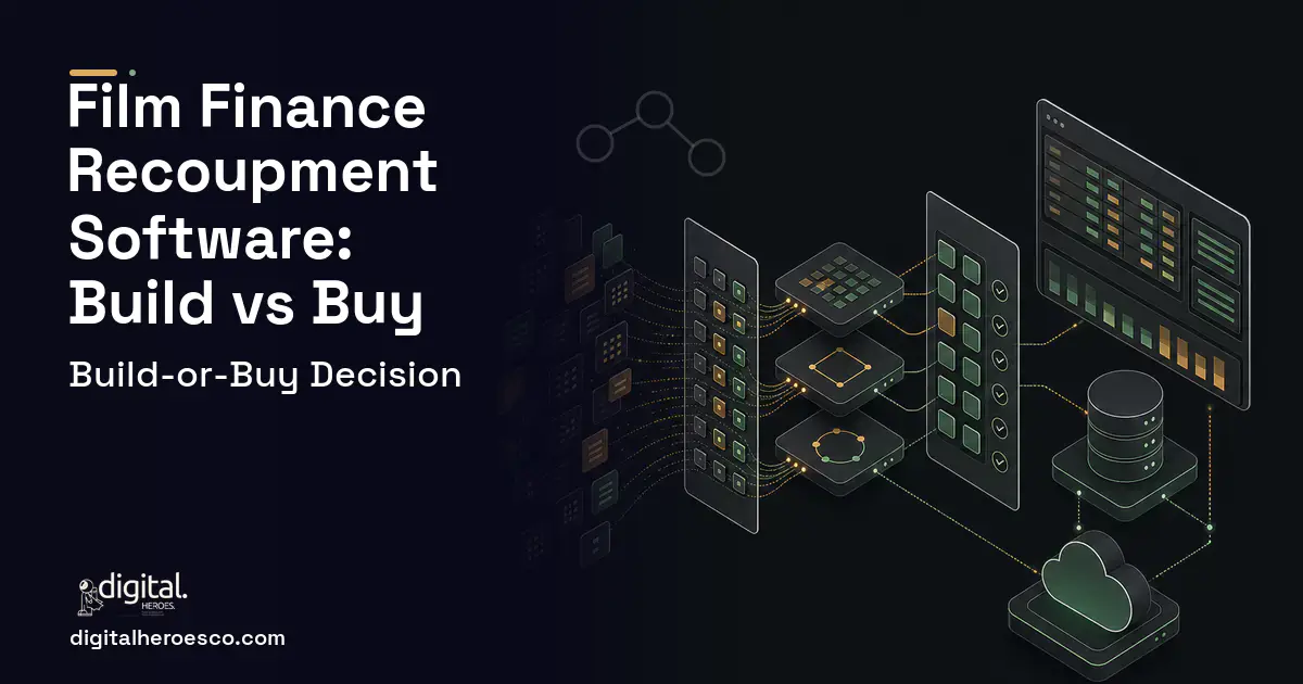 Accounting Software workflow illustration for Film Finance Recoupment Software Build vs Buy Guide.