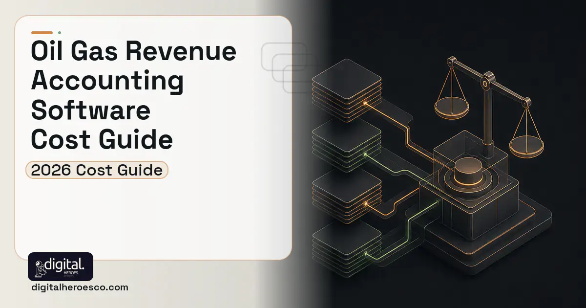 Accounting Software software overview illustration for OIL GAS Revenue Accounting Software Cost Guide.