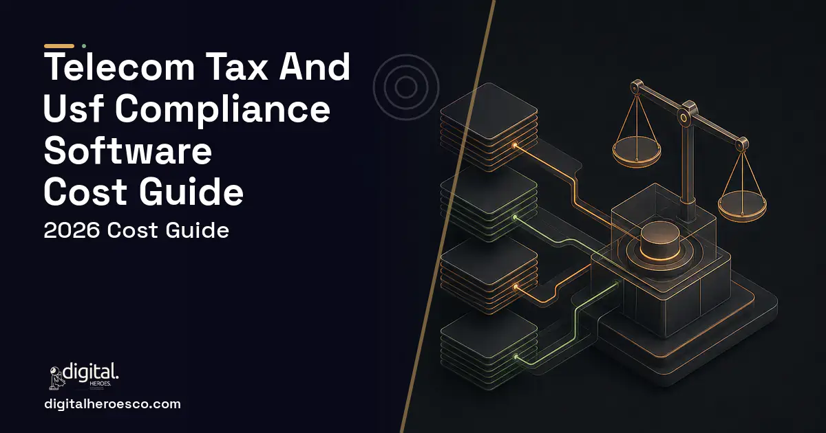 Accounting Software software overview illustration for Telecom TAX AND USF Compliance Software Cost Guide.