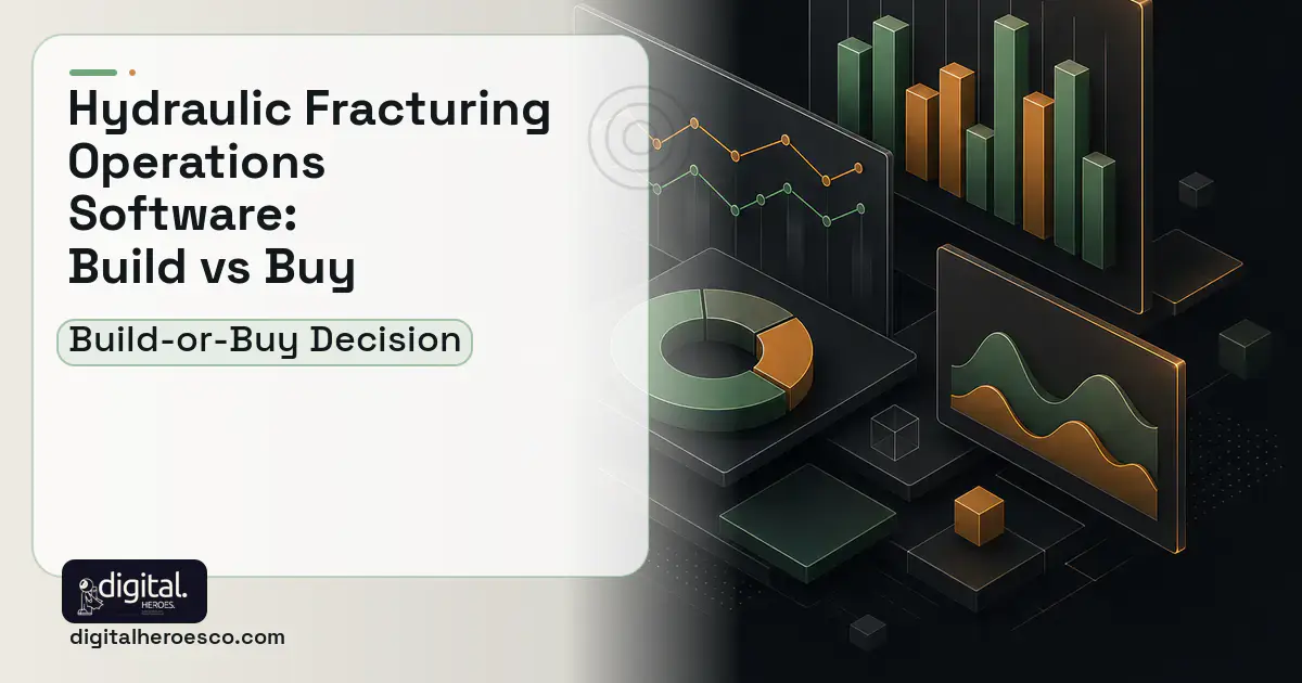 BI Dashboard Development software overview illustration for Hydraulic Fracturing Operations Software Build vs Buy Guide.