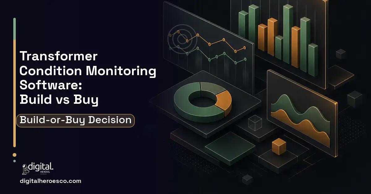 BI dashboard software overview illustration for Transformer Condition Monitoring Software Build vs Buy Guide.