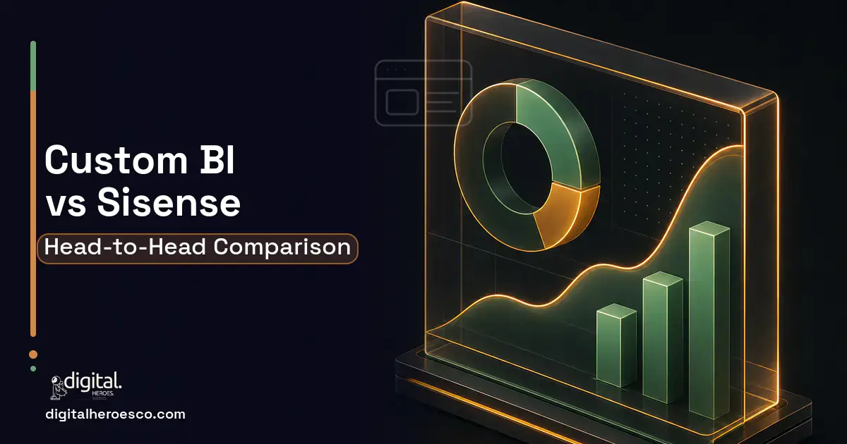BI Dashboard Development product interface illustration for Custom BI Dashboard vs Sisense.