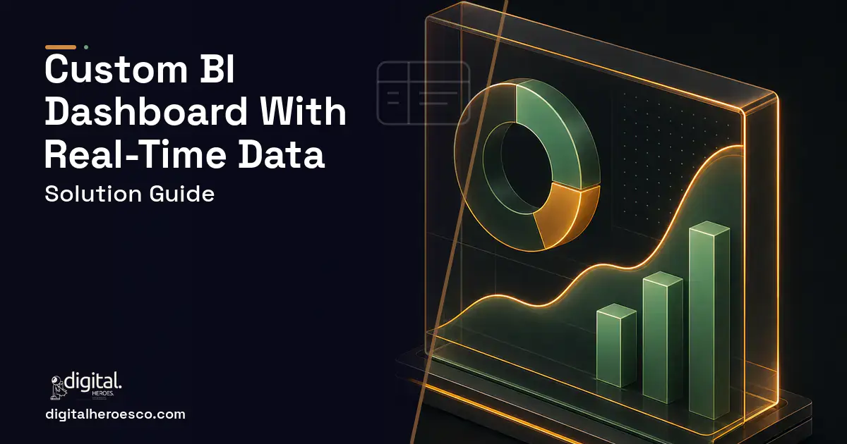 BI Dashboard Development product interface illustration for Custom BI Dashboard With Real Time Data.