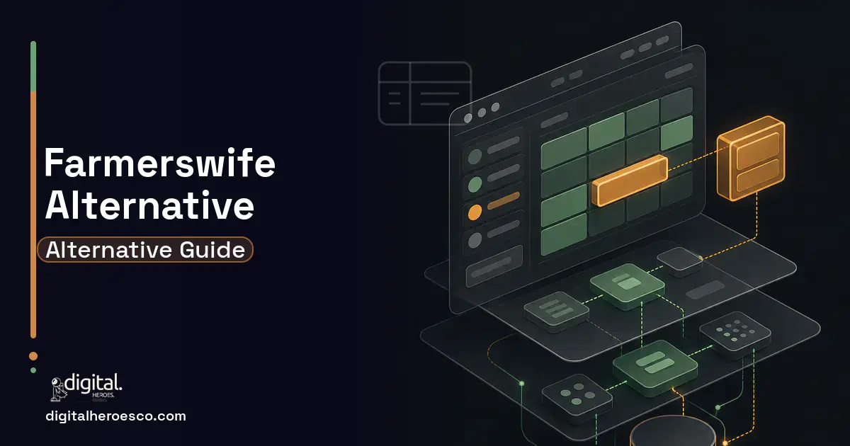Booking Software product interface illustration for Farmerswife Alternative.