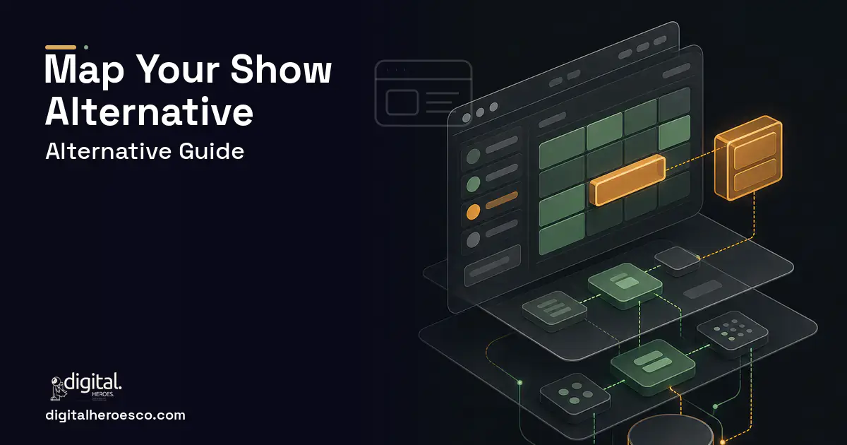 Booking Software product interface illustration for MAP Your Show Alternative.