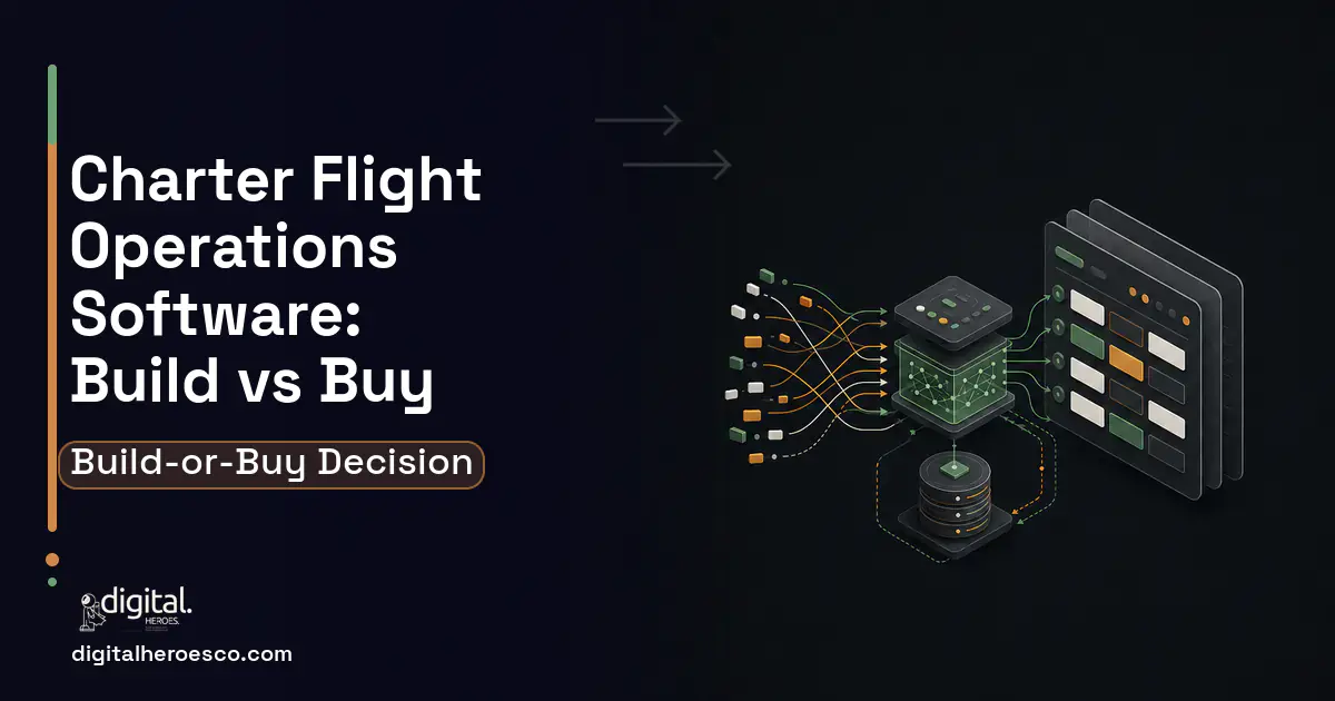 Booking Software workflow illustration for Charter Flight Operations Software Build vs Buy Guide.