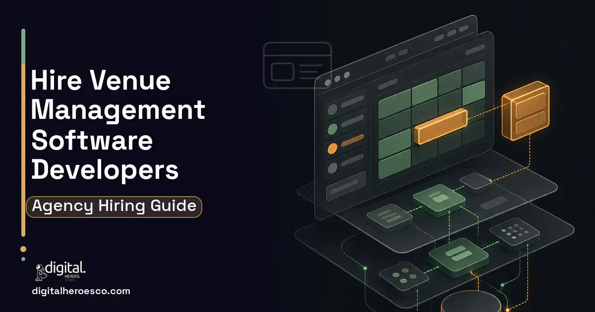 Booking Software product interface illustration for How to Hire an Event Venue Management Software Development Company.