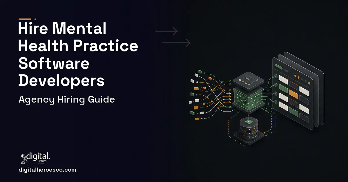 Booking Software workflow illustration for How to Hire a Mental Health Practice Software Development Company.