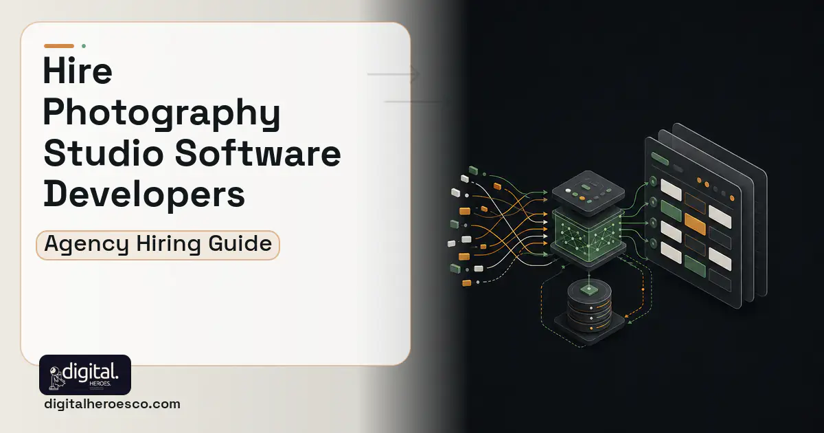 Booking Software workflow illustration for How to Hire a Photography Studio Software Development Company.