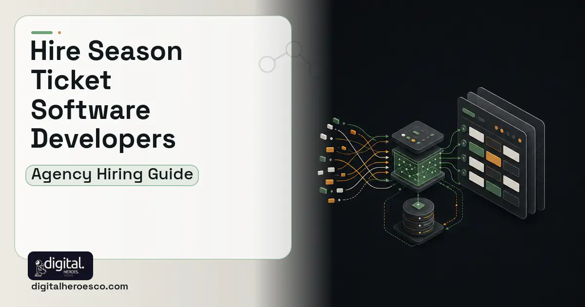 Booking Software workflow illustration for How to Hire a Season Ticket and Membership Software Development Company.