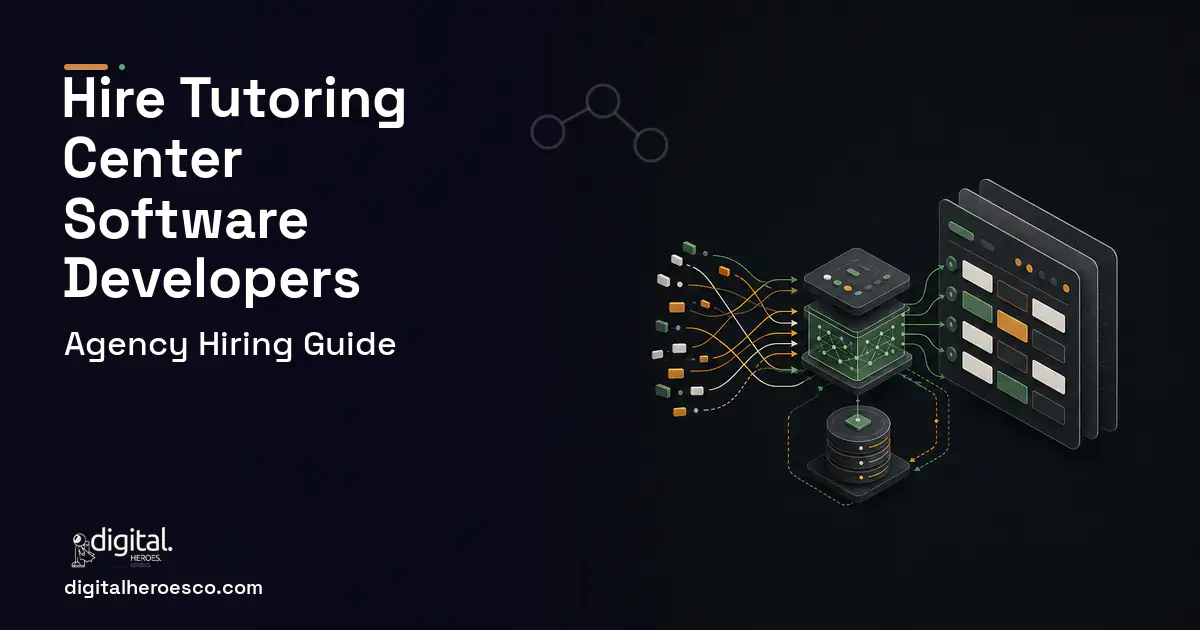 Booking Software workflow illustration for How to Hire a Tutoring Center Software Development Company.