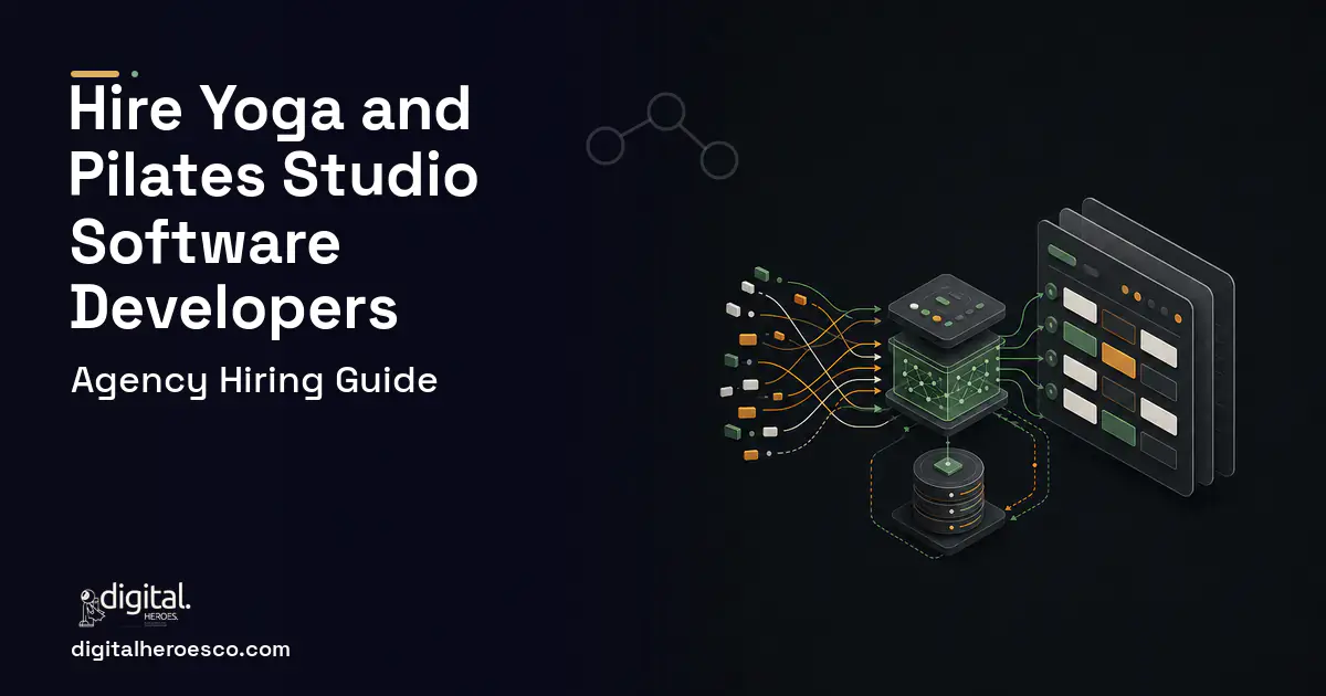 Booking Software workflow illustration for How to Hire a Yoga and Pilates Studio Software Development Company.