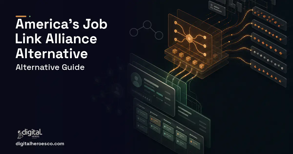 CRM Development workflow illustration for America's Job Link Alliance Alternatives for Workforce Case Management.