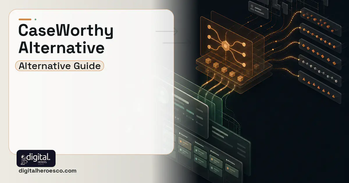 CRM Development workflow illustration for CaseWorthy Alternatives for Human Services Case Management.