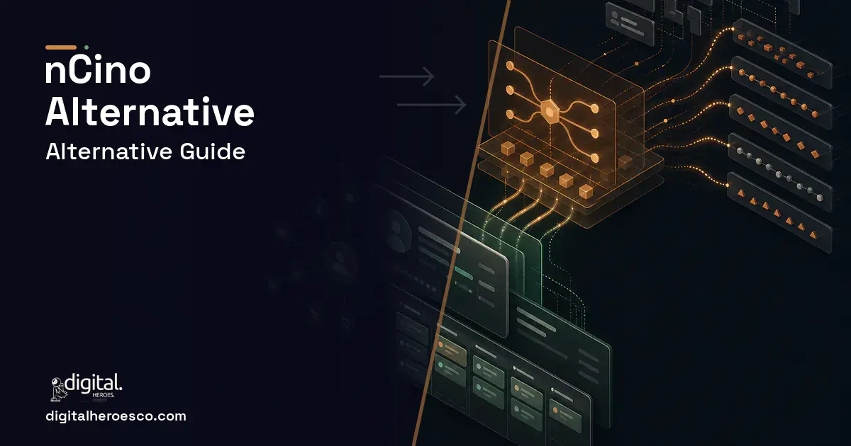 CRM Development workflow illustration for nCino Alternatives for Banks and Credit Unions.
