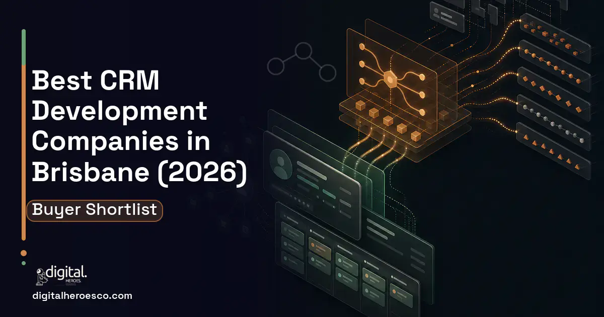 CRM Development workflow illustration for The Best Custom CRM Development Companies in Brisbane, QLD 2026.