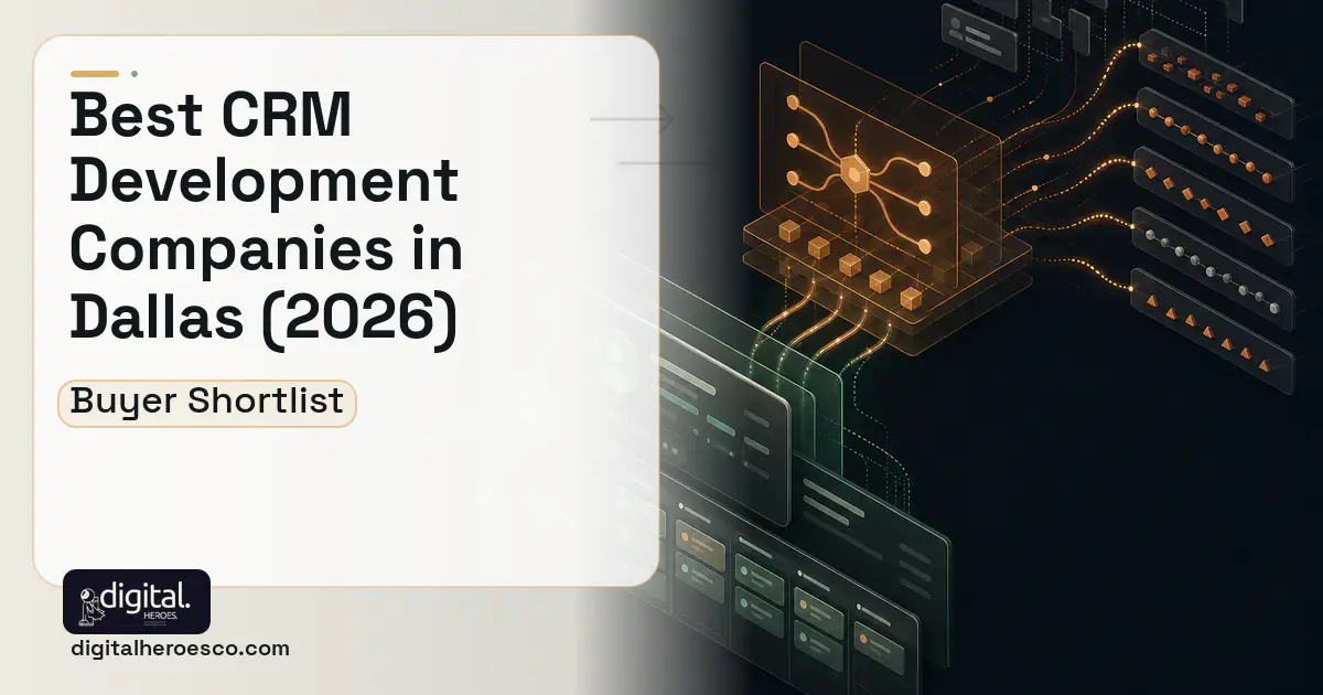CRM Development workflow illustration for The Best CRM Development Companies in Dallas, TX 2026.
