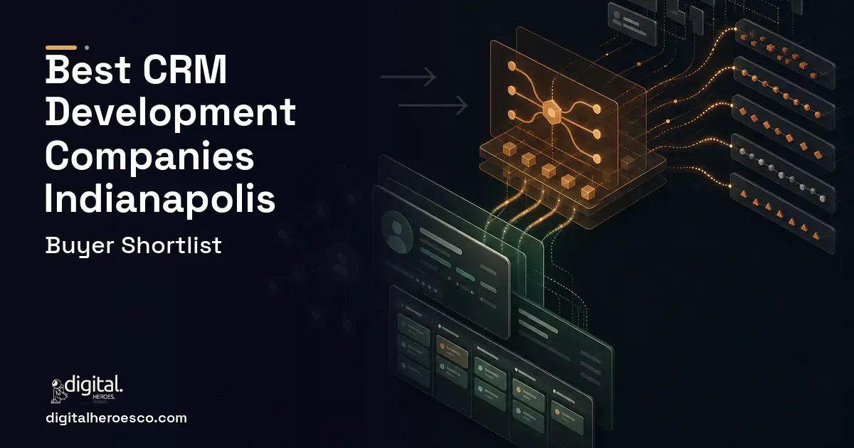 CRM Development workflow illustration for The Best Custom CRM Development Companies in Indianapolis, IN 2026.