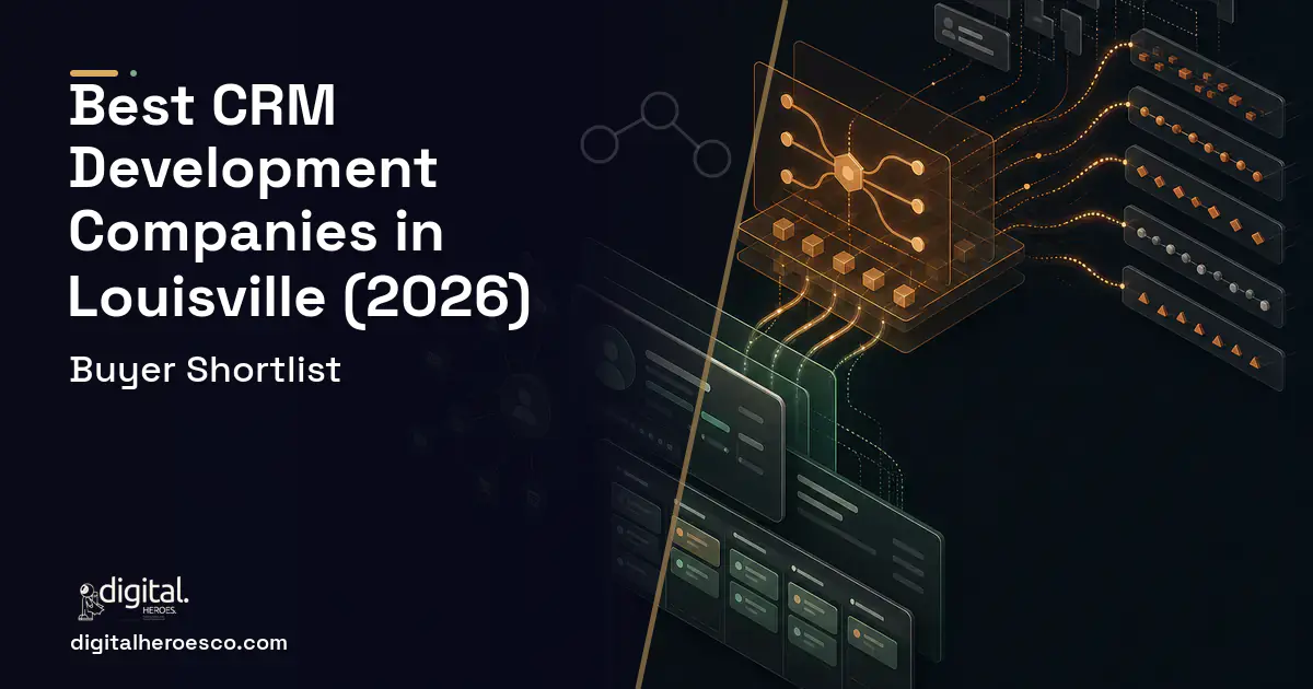CRM Development workflow illustration for The Best Custom CRM Development Companies in Louisville, KY 2026.