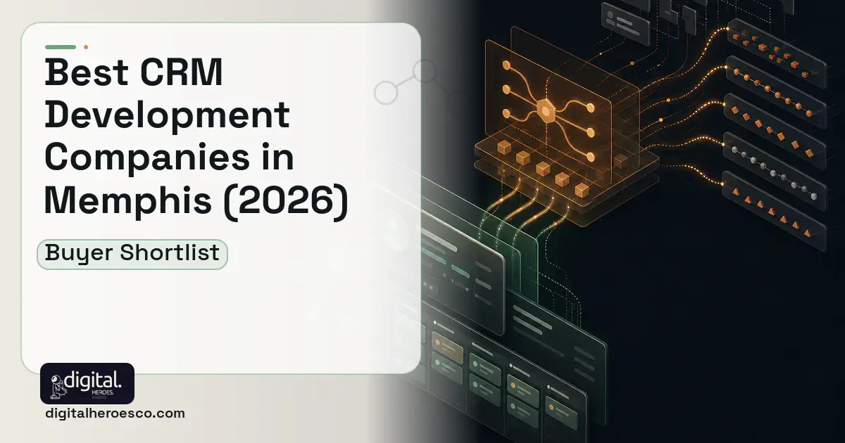 CRM Development workflow illustration for The Best Custom CRM Development Companies in Memphis, TN 2026.