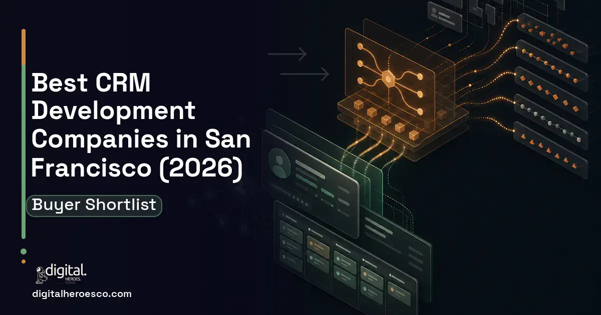 CRM Development workflow illustration for The Best Custom CRM Development Companies in San Francisco, CA 2026.