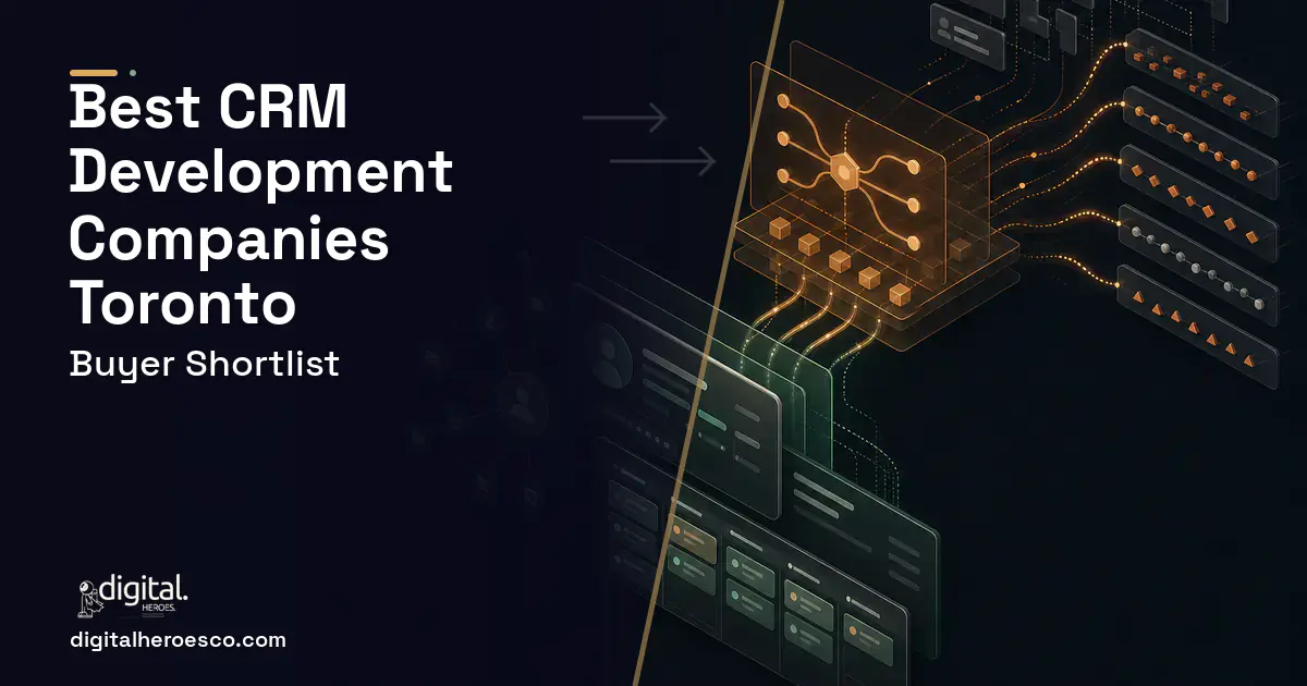 CRM Development workflow illustration for The Best CRM Development Companies in Toronto, Ontario 2026.