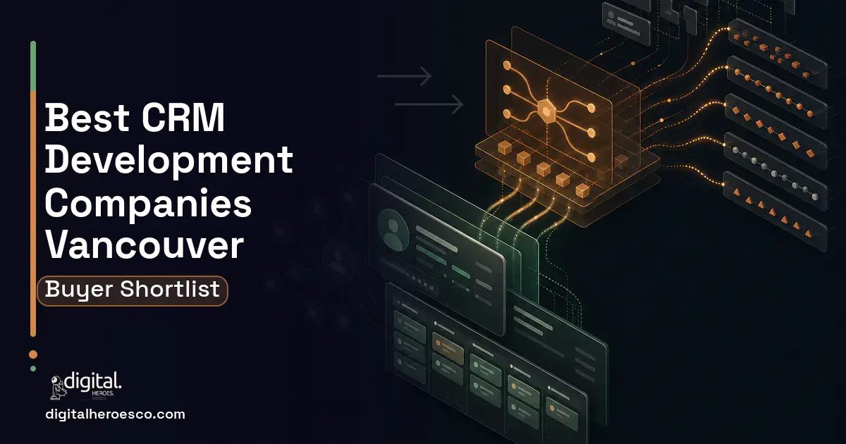 CRM Development workflow illustration for The Best CRM Development Companies in Vancouver, British Columbia 2026.