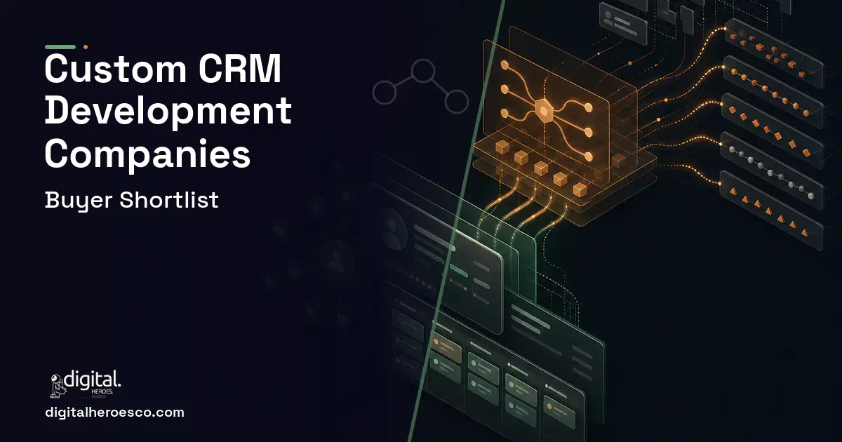 CRM Development workflow illustration for Custom CRM Development Companies Ranked.