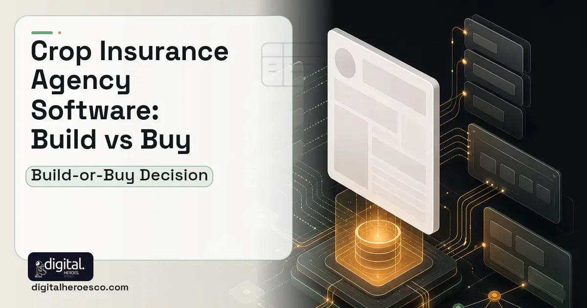 CRM Development product interface illustration for Crop Insurance Agency Software Build vs Buy Guide.