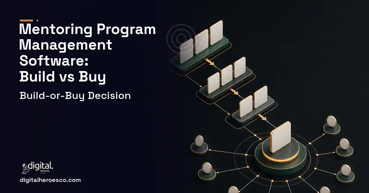 CRM Development software overview illustration for Mentoring Program Management Software Build vs Buy Guide.