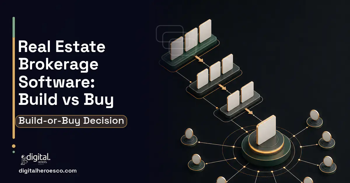CRM Development software overview illustration for Real Estate Brokerage Software Build vs Buy Guide.