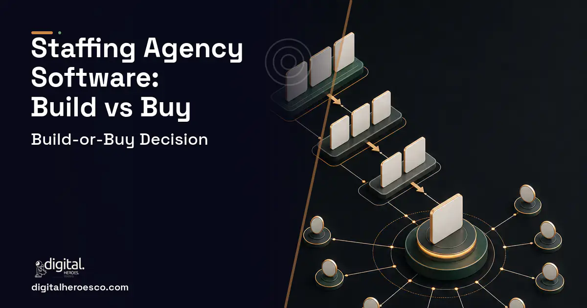 CRM Development software overview illustration for Staffing Agency Software Build vs Buy Guide.