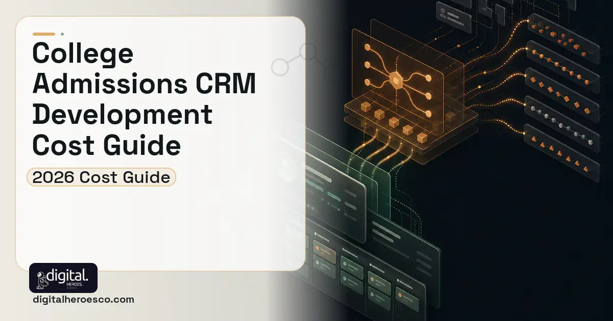 CRM Development workflow illustration for College Admissions CRM Development Cost Guide.