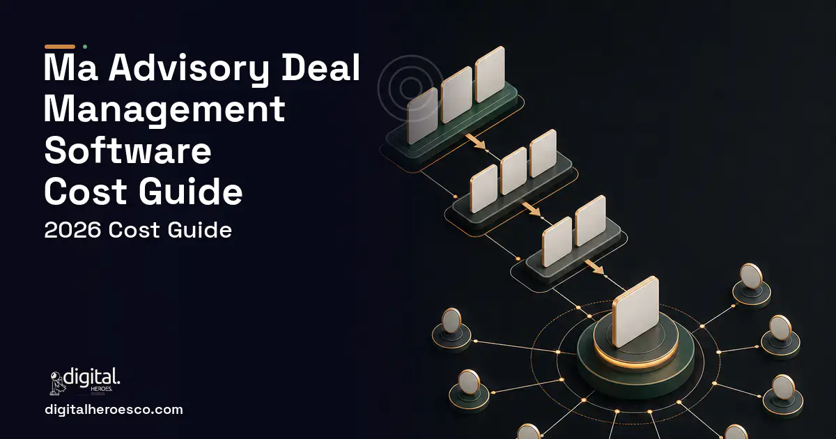 CRM Development software overview illustration for MA Advisory Deal Management Software Cost Guide.