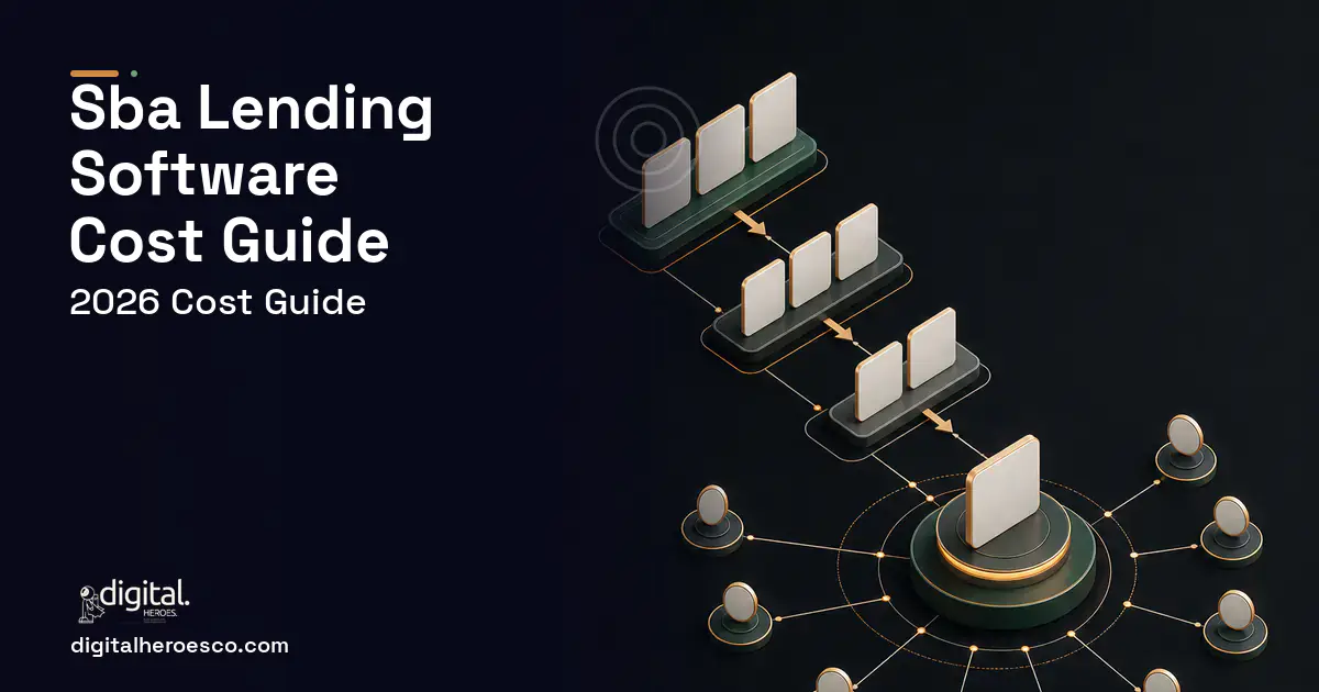 CRM Development software overview illustration for SBA Lending Software Cost Guide.