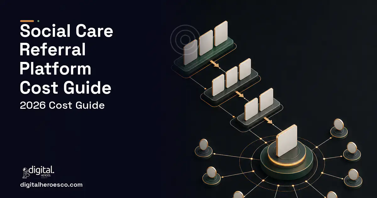 CRM Development software overview illustration for Social Care Referral Platform Cost Guide.