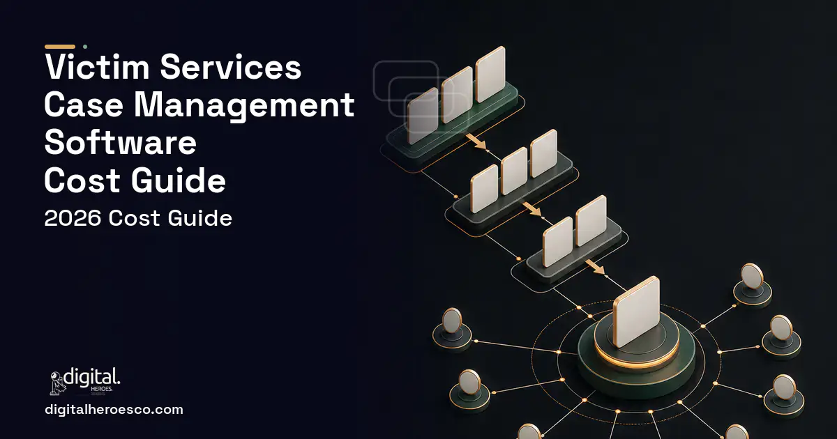 CRM Development software overview illustration for Victim Services Case Management Software Cost Guide.