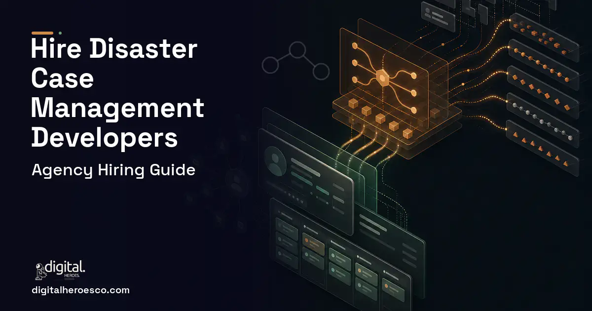 CRM Development workflow illustration for How to Hire a Disaster Case Management Software Development Company.