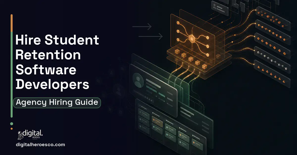 CRM Development workflow illustration for How to Hire a Student Retention and Early Alert Software Company.