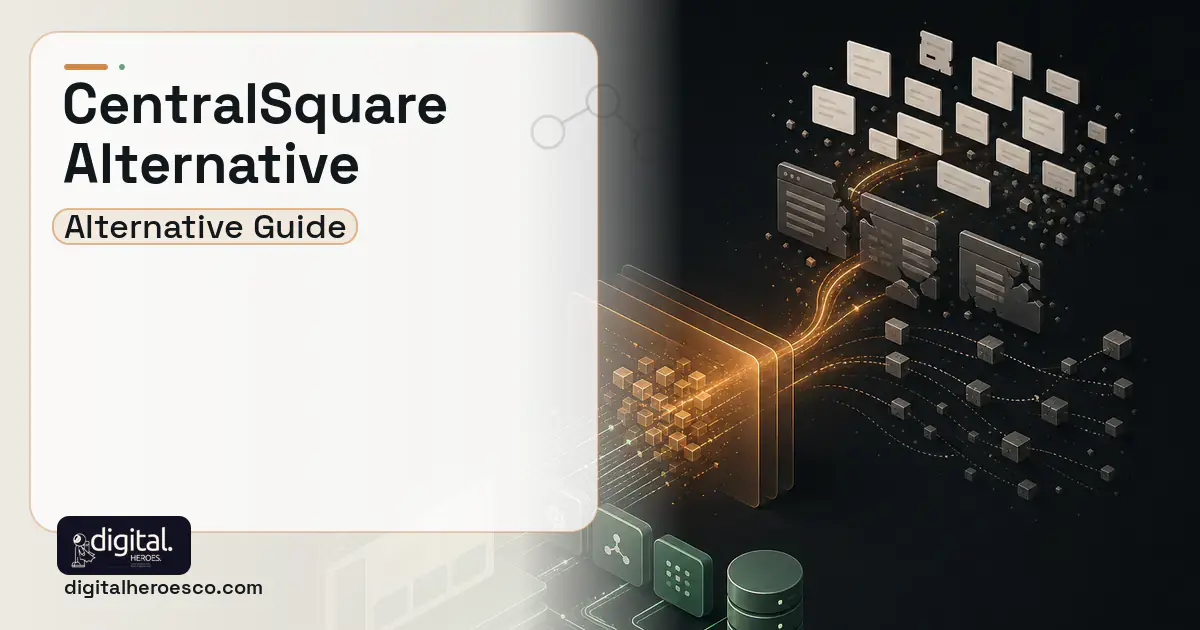 Custom Software Development workflow illustration for Centralsquare Alternative.