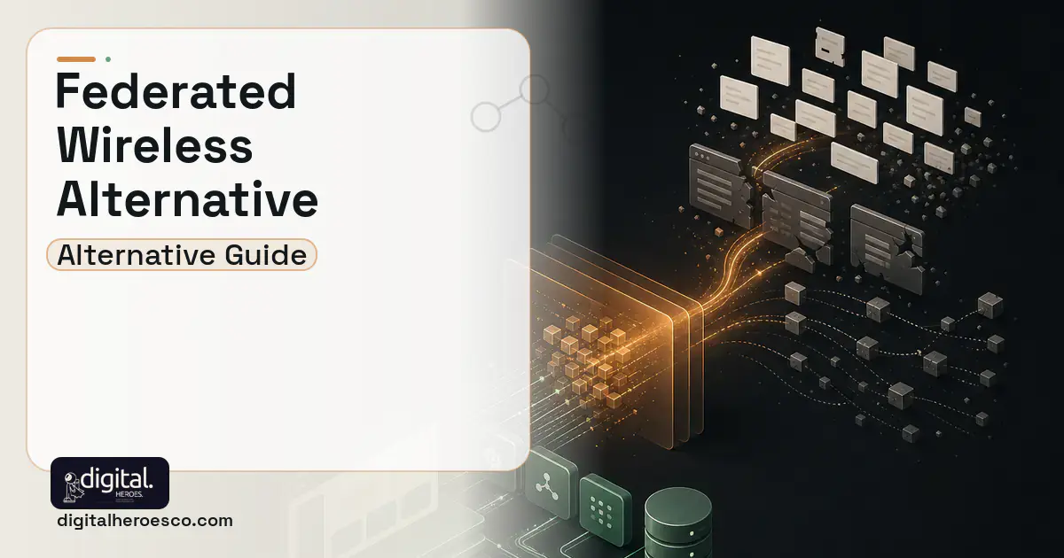 Custom Software Development workflow illustration for Federated Wireless Alternative.
