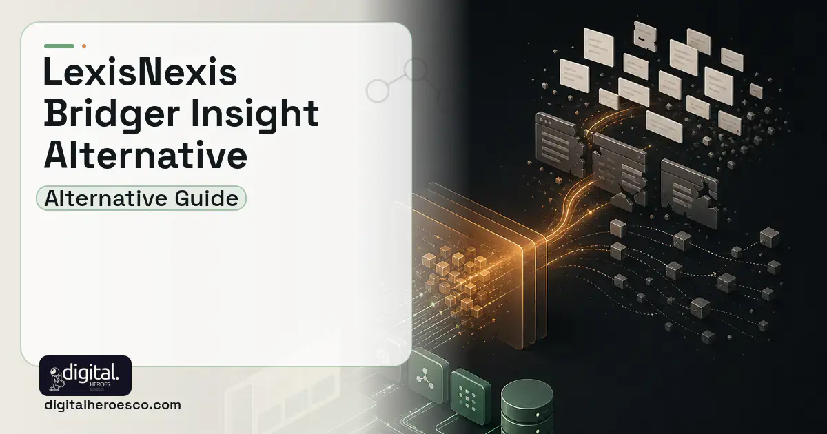 Custom Software Development workflow illustration for LexisNexis Bridger Insight Alternatives.