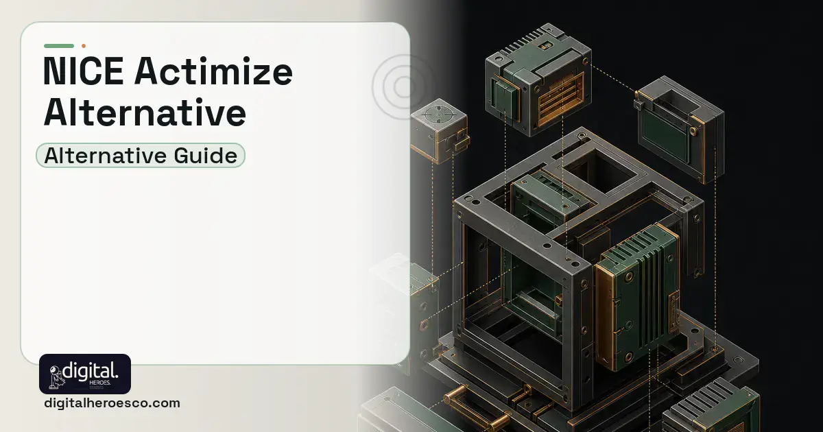 Custom Software Development software overview illustration for NICE Actimize Alternatives for Financial Crime Teams.