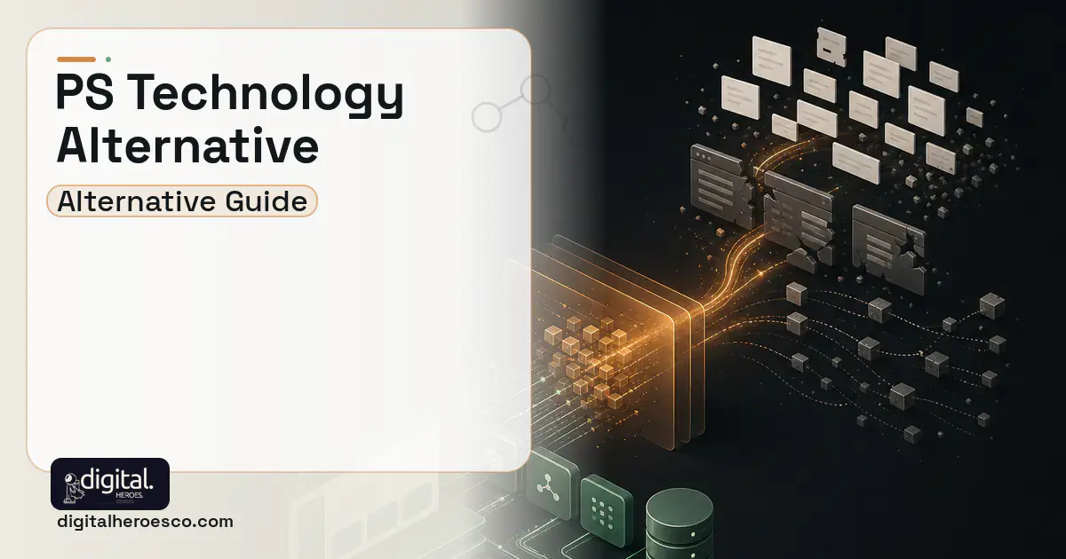 Custom Software Development workflow illustration for PS Technology Alternative.