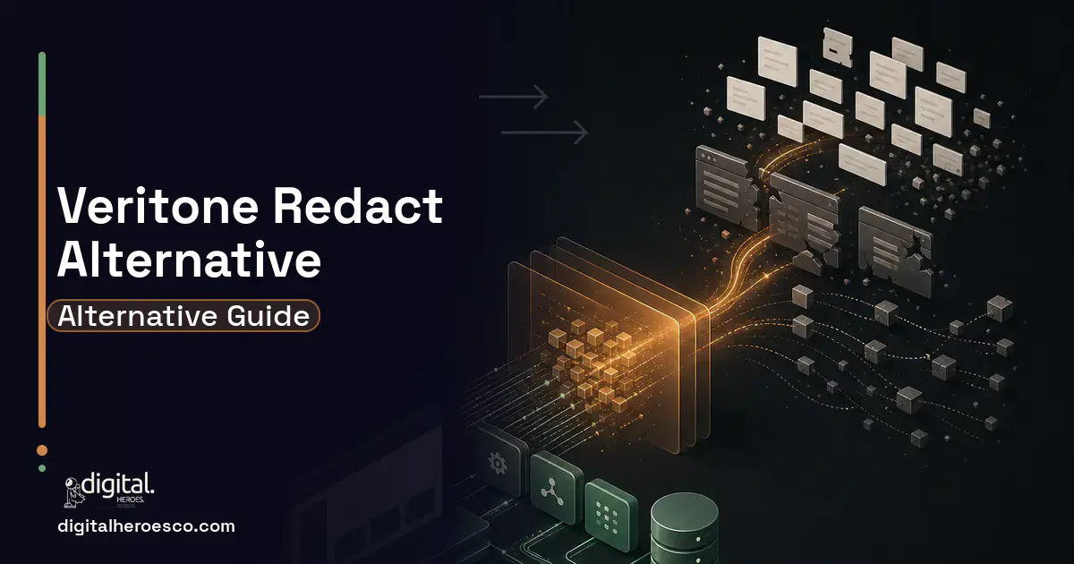 Custom Software Development workflow illustration for Veritone Redact Alternatives.