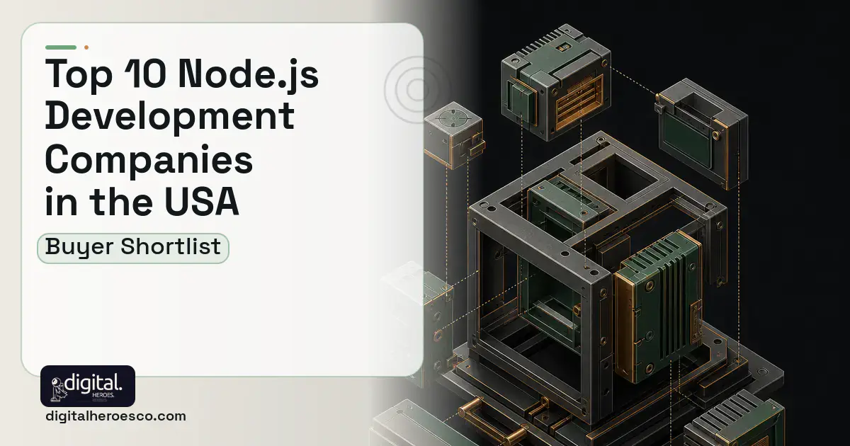 Custom Software Development software overview illustration for Top 10 Node.js Development Companies in the USA 2026.