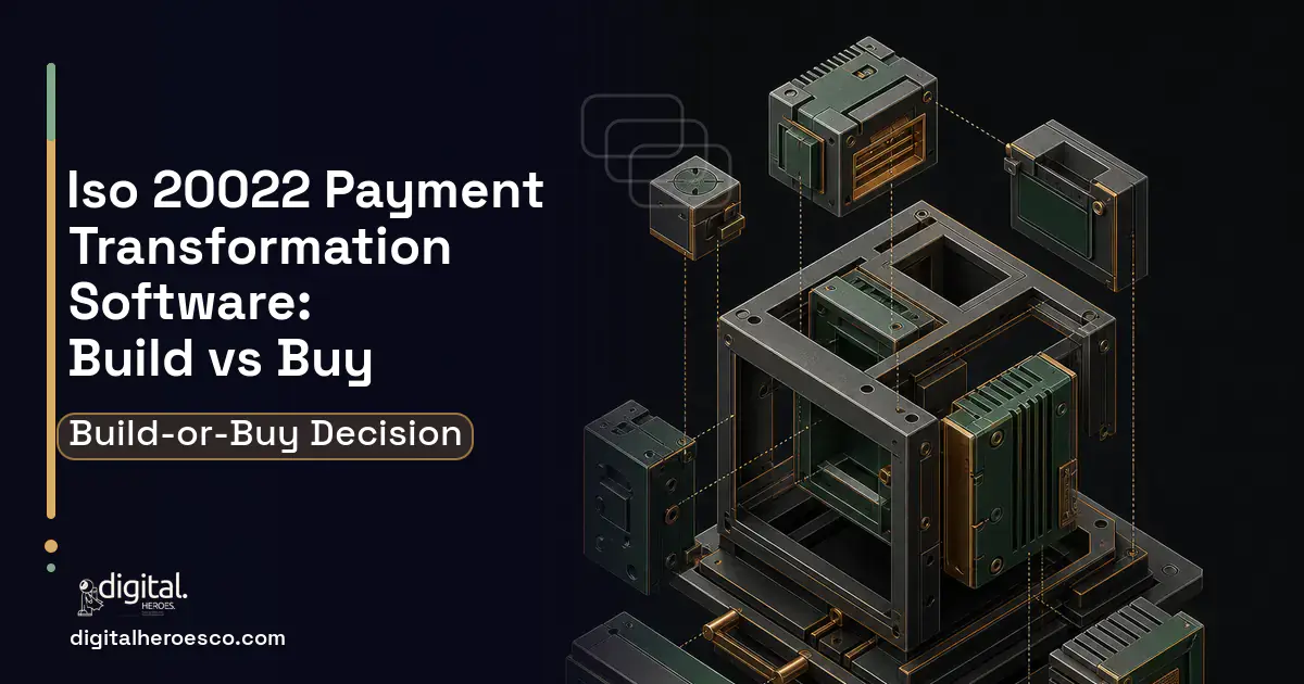 Custom software software overview illustration for ISO 20022 Payment Transformation Software Build vs Buy Guide.