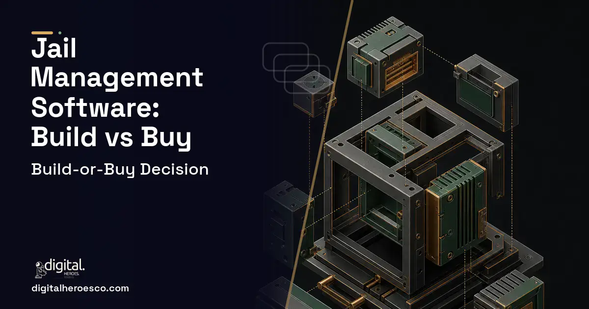 Custom Software Development software overview illustration for Jail Management Software Build vs Buy Guide.
